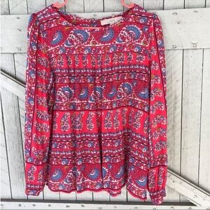 Loft Petite Paisley Top size MP